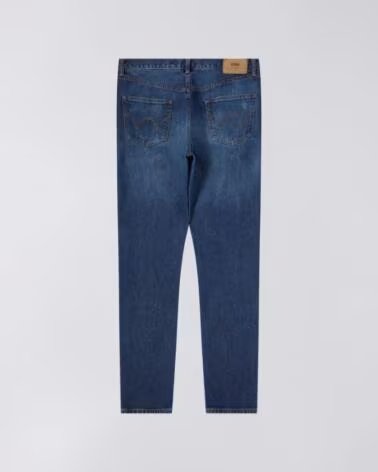 EDWIN SLIM TAPERED JEANS L32 MID DARK USED BLUE