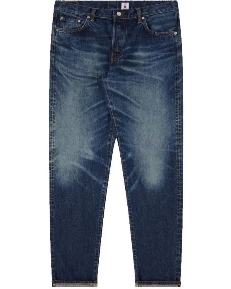 EDWIN REGULAR TAPERED JEANS L30 BLUE - DARK USED