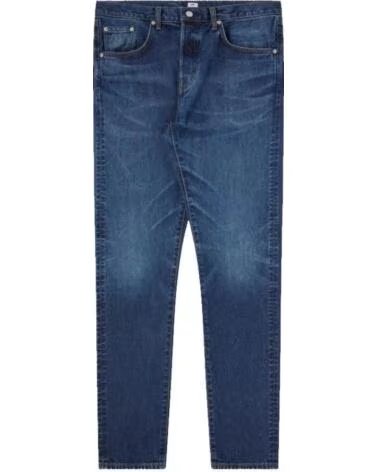 EDWIN SLIM TAPERED JEANS L32 MID DARK USED BLUE