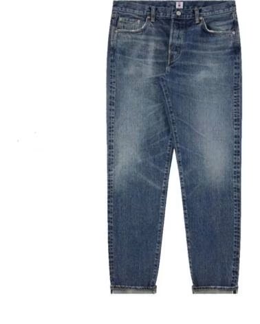 EDWIN REGULAR TAPERED JEANS L32 BLUE LIGHT USED