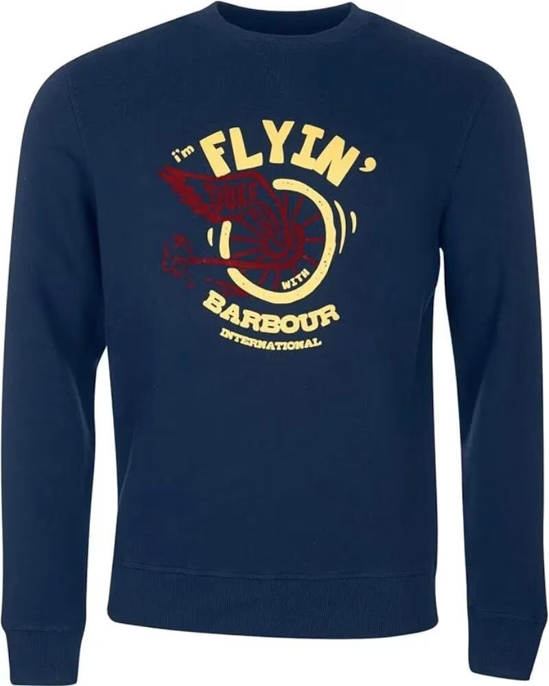 SUDADERA BARBOUR INTERNATIONAL LEGACY DUKE NAVY
