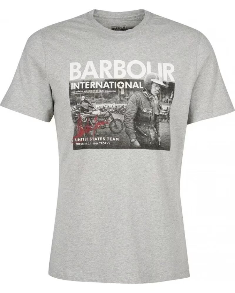 BARBOUR INTERNATIONAL CARTER T-SHIRT CINZA GREY