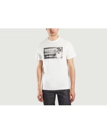 BARBOUR INTERNATIONAL SMQ LEGEND T-SHIRT WHITE