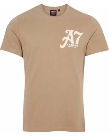 BARBOUR INTERNATIONAL SMQ LEGENDARY A7 T-SHIRT BRAUN BROWN