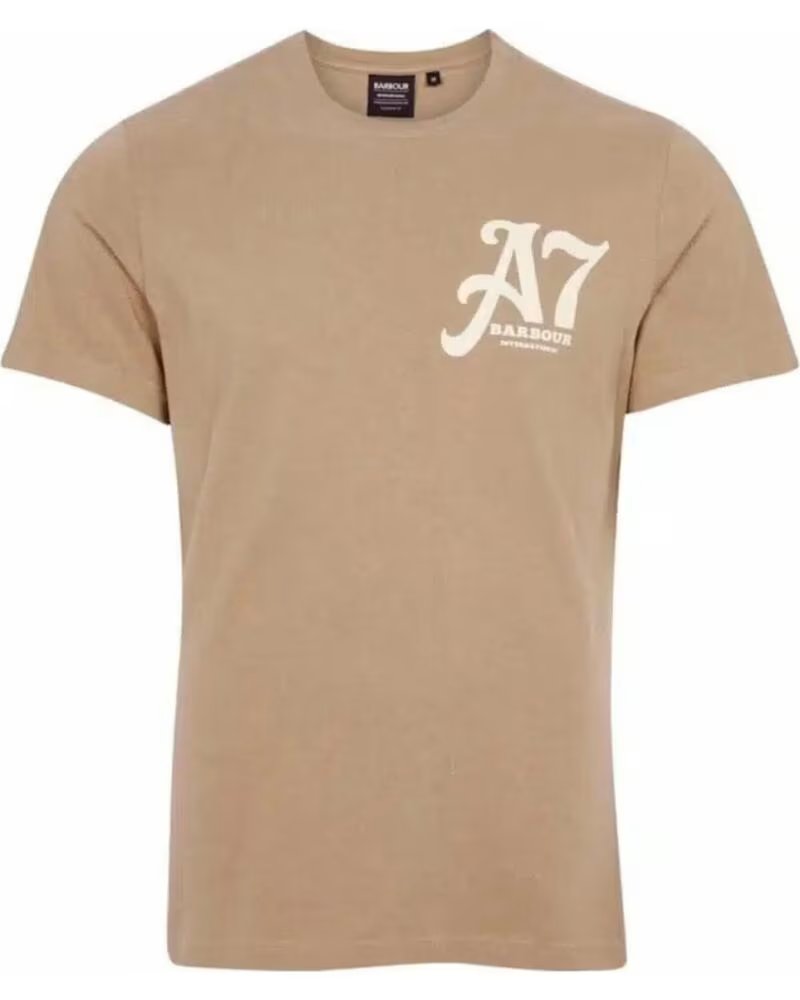BARBOUR INTERNATIONAL SMQ LEGENDARY A7 T-SHIRT BRAUN BROWN