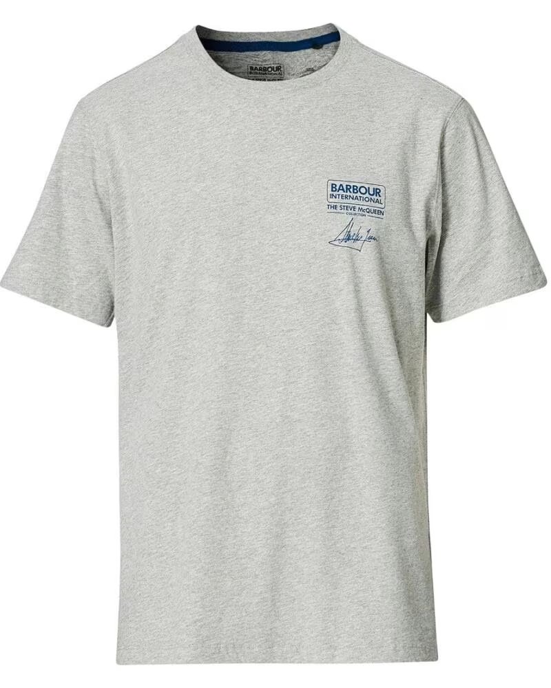 BARBOUR INTERNATIONAL SMQ SIGNATURE T-SHIRT GREY