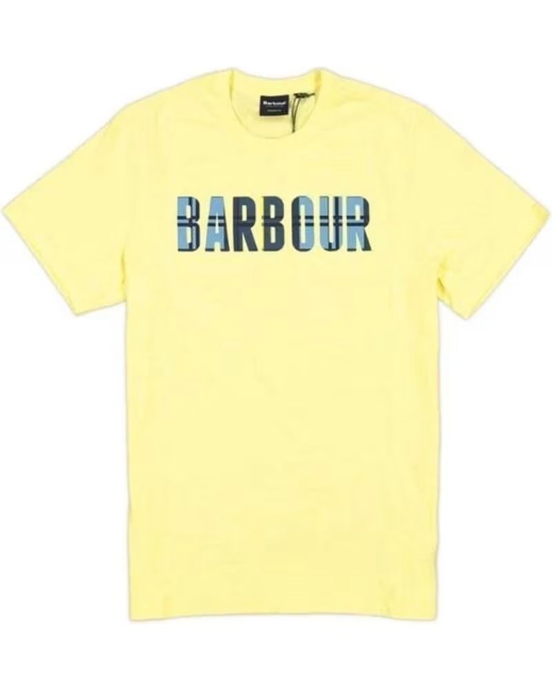 T-SHIRT BARBOUR CANLAN CORN YELLOW