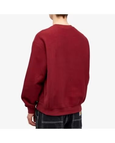 CHAMPION REVERSE WEAVE CREWNECK SWEATSHIRT MAROON BURGUNDY