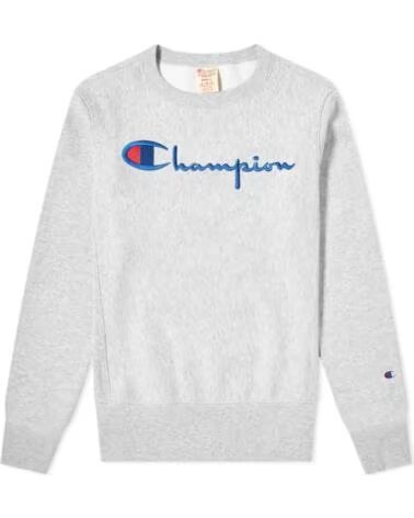 CHAMPION SUDADERA REVERSE WEAVE CREWNECK 210975 GRIS GREY