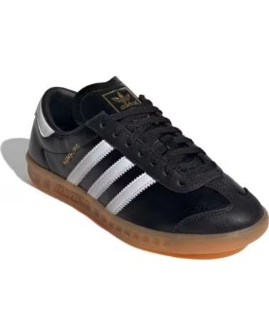 ADIDAS HAMBURG JI2626 SNEAKER SCHWARZ WEISS GUMMI BLACK