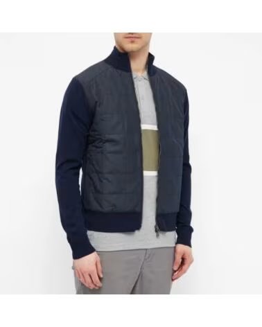 BELSTAFF CÁRDIGAN CON CREMALLERA NEW KELBY NAVY