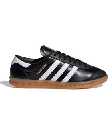 ADIDAS HAMBURG JI2626 TÉNIS PRETO BRANCO GOMA BLACK