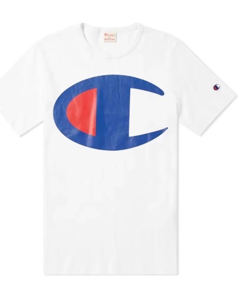 CAMISETA CHAMPION REVERSE WEAVE LARGE C BLANCO WHITE