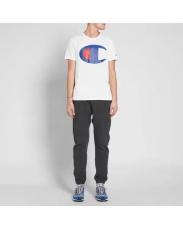 CAMISETA CHAMPION REVERSE WEAVE LARGE C BLANCO WHITE