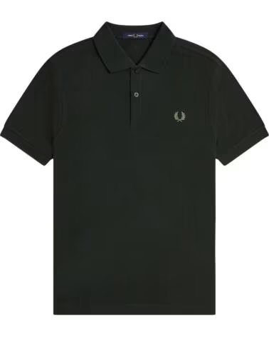 POLO SLIM FIT LISO NIGHT GREEN - OLIVE MINT OSCURO DARK