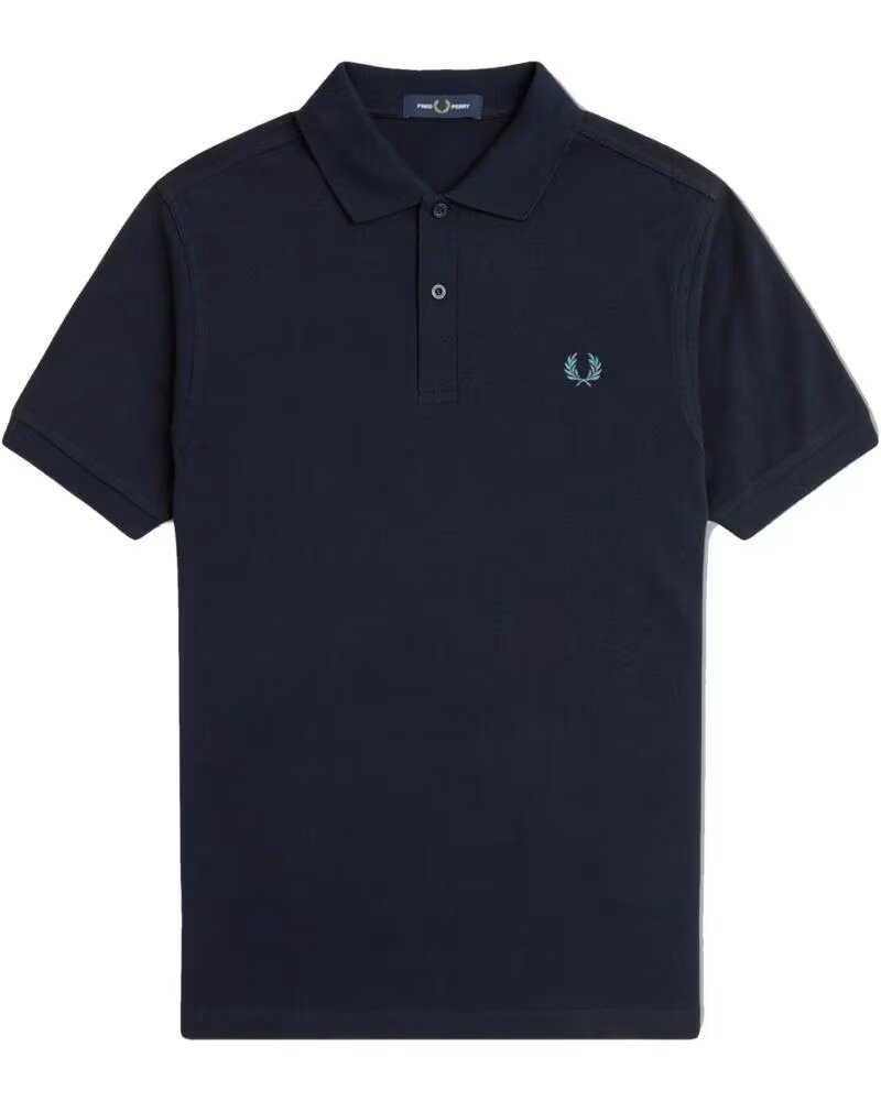 FRED PERRY SLIM FIT PLAIN POLO NAVY BLUE
