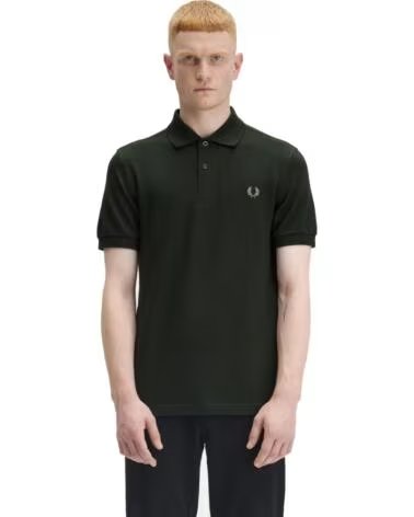 POLO SLIM FIT LISO NIGHT GREEN - OLIVE MINT OSCURO DARK