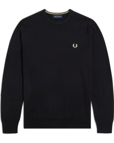 FRED PERRY MAGLIONE CLASSICO GIROCOLLO BLACK