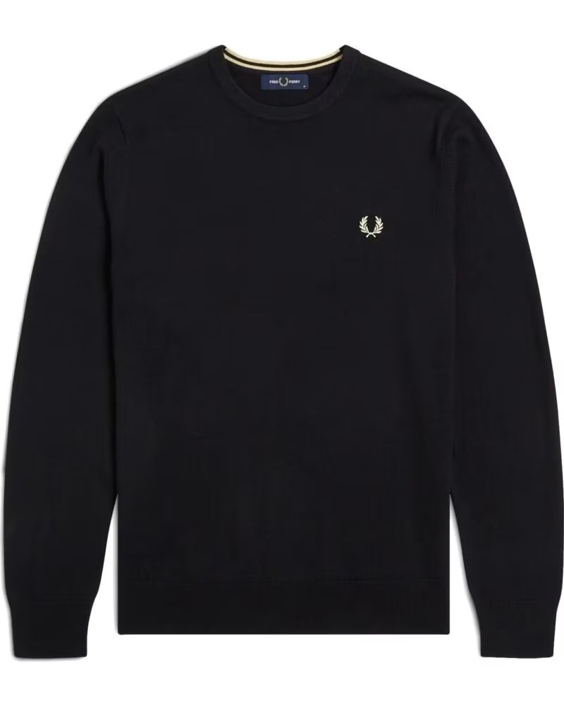FRED PERRY MAGLIONE CLASSICO GIROCOLLO BLACK
