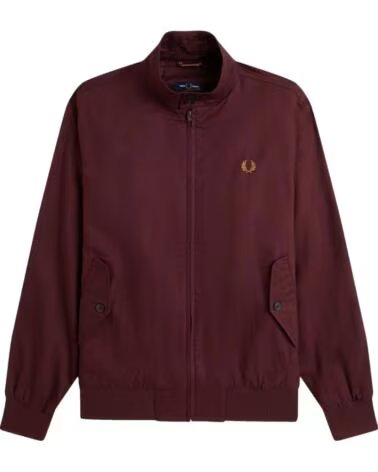 FRED PERRY BLUSÃO CLÁSSICO HARRINGTON OXBLOOD BURGUNDY