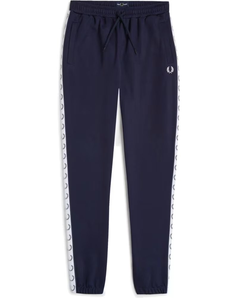 FRED PERRY PANTALÓN DE CHÁNDAL TAPED TRACK PANT CARBON BLUE NAVY