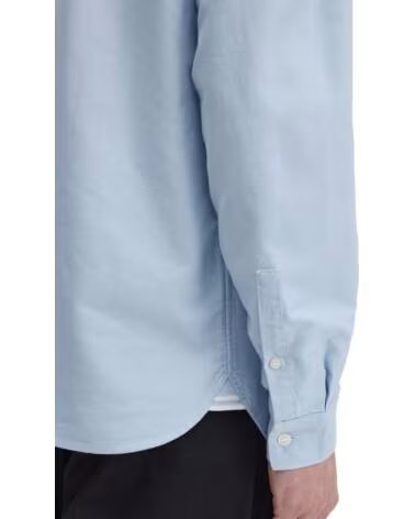 CAMISA OXFORD FRED PERRY LIGHT SMOKE BLUE