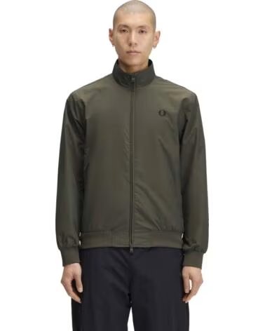 CASACOS E BLUSÕES FRED PERRY BRENTHAM JACKET FIELD GREEN NAVY