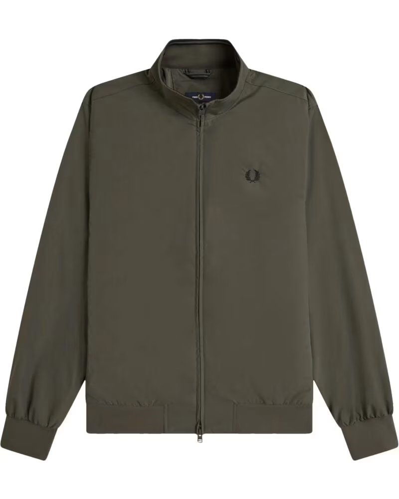 CASACOS E BLUSÕES FRED PERRY BRENTHAM JACKET FIELD GREEN NAVY