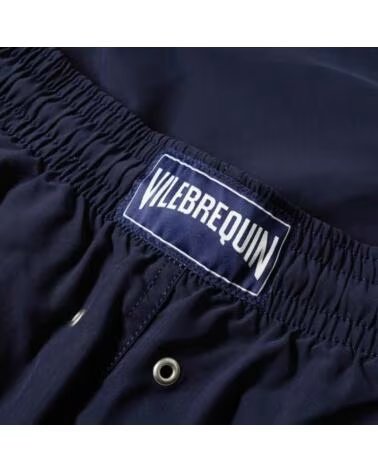VILEBREQUIN MOOREA SHORT DE BAIN UNI BLEU MARINE NAVY