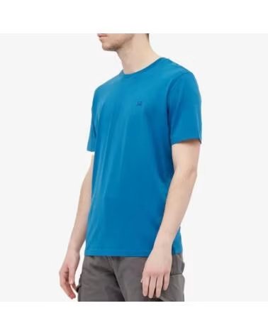 CP COMPANY CAMISETA 30-1 JERSEY SMALL LOGO LYONS BLUE REP