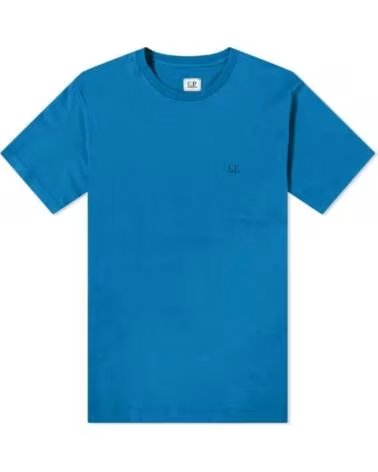 CP COMPANY CAMISETA 30-1 JERSEY SMALL LOGO LYONS BLUE REP