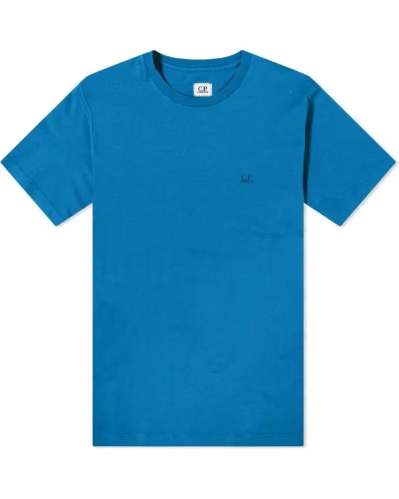 CP COMPANY CAMISETA 30-1 JERSEY SMALL LOGO LYONS BLUE REP