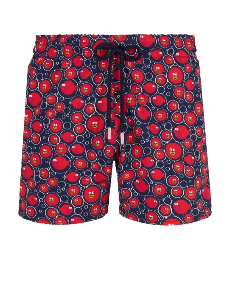 VILEBREQUIN MOORISE STRETCH CRACKERS BADEHOSE MARINEBLAU MULTICOLOR