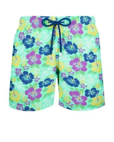 VILEBREQUIN MOOREA BAÑADOR ESTAMPADO TROPICAL TURTLES CARDAMOME MULTICOLOR
