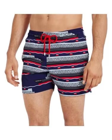 VILEBREQUIN MOORISE STRETCH BADESHORTS CRUISE LINES MIDNIGHT BLUE MULTICOLOR