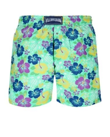 VILEBREQUIN MOOREA BAÑADOR ESTAMPADO TROPICAL TURTLES CARDAMOME MULTICOLOR