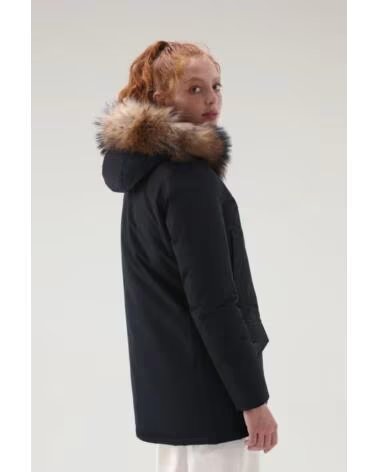 PARKA ARTICO DA DONNA IN RAMAR CON PELLICCIA RIMOVIBILE BLU SCURO WOOLRICH NAVY
