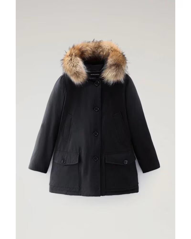 PARKA ARTICO DA DONNA IN RAMAR CON PELLICCIA RIMOVIBILE BLU SCURO WOOLRICH NAVY