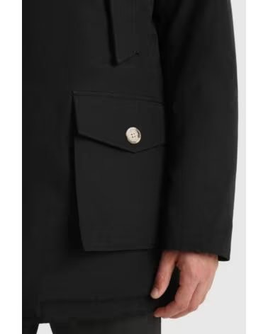 WOOLRICH PARKA ARCTIC EN RAMAR AVEC BORDURE EN FOURRURE AMOVIBLE BLACK