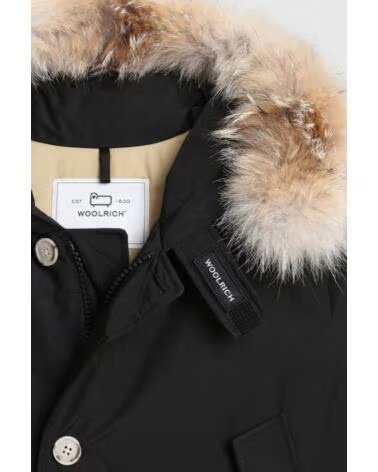 WOOLRICH PARKA ARCTIC EN RAMAR AVEC BORDURE EN FOURRURE AMOVIBLE BLACK