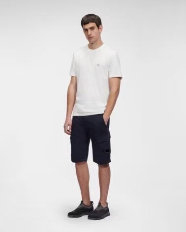 BERMUDAS CARGO STRETCH SATEEN AZUL MARINO CP COMPANY NAVY