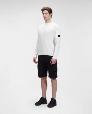 CP COMPANY BERMUDAS CARGO STRETCH SATEEN NEGRO BLACK