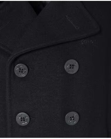 SCHOTT NYC ICONIC U S NAVY PEACOAT MADE IN USA