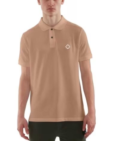 POLO DE PIQUÉ MASTRUM EN MARRÓN EJÉRCITO BROWN