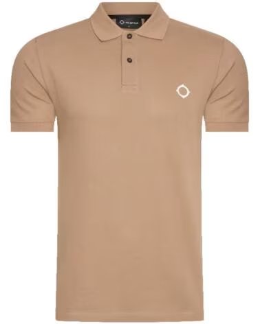 POLO DE PIQUÉ MASTRUM EN MARRÓN EJÉRCITO BROWN