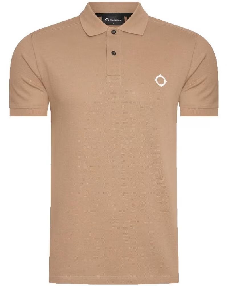 POLO DE PIQUÉ MASTRUM EN MARRÓN EJÉRCITO BROWN