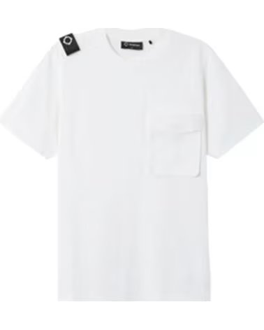T-SHIRT MASTRUM CARGO POCKET OPTIC WHITE