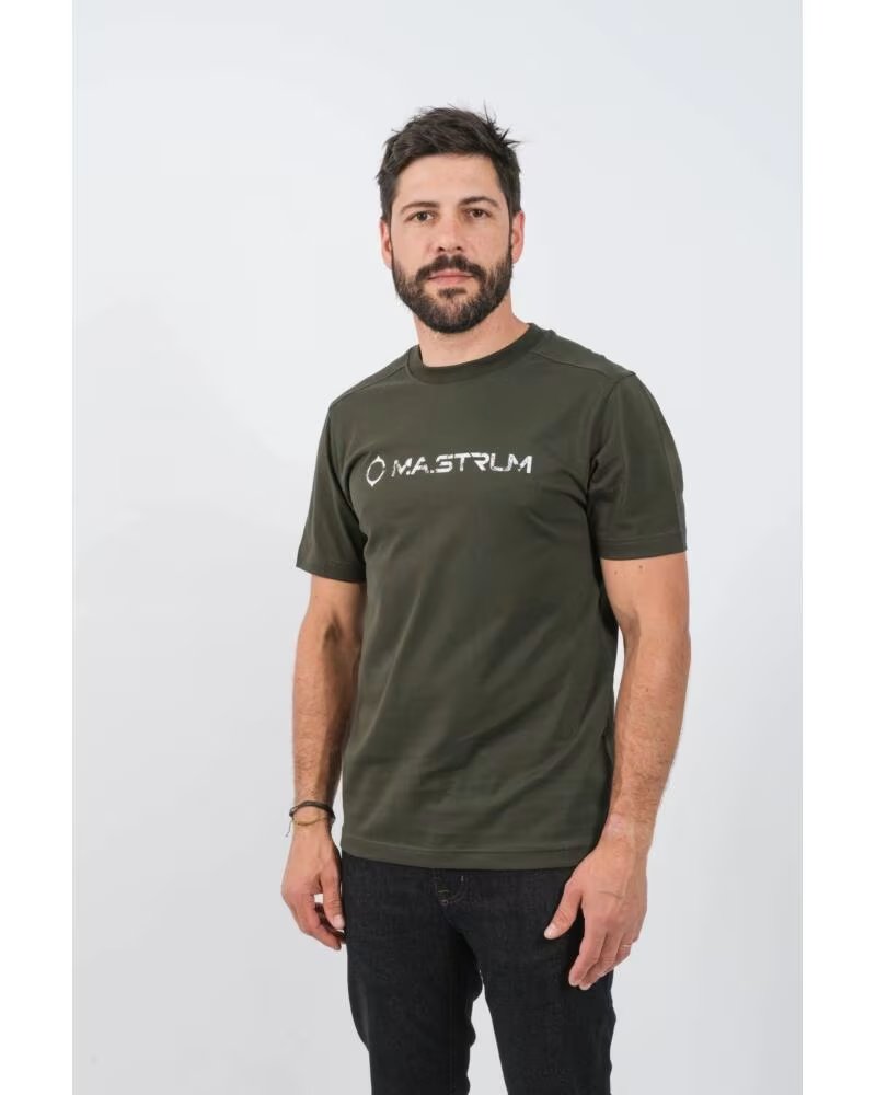 MASTRUM CRACKED LOGO OIL SLICK DARK GREEN
