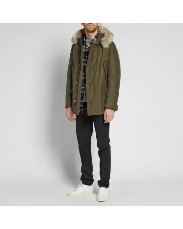 WOOLRICH ARCTIC ANORAK EN RAMAR DARK GREEN