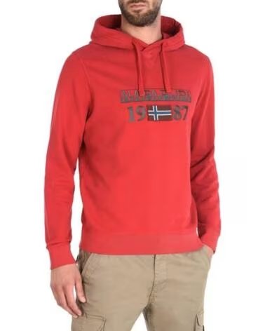 NAPAPIJRI BERTHOW SUDADERA CON CAPUCHA ROJO RED